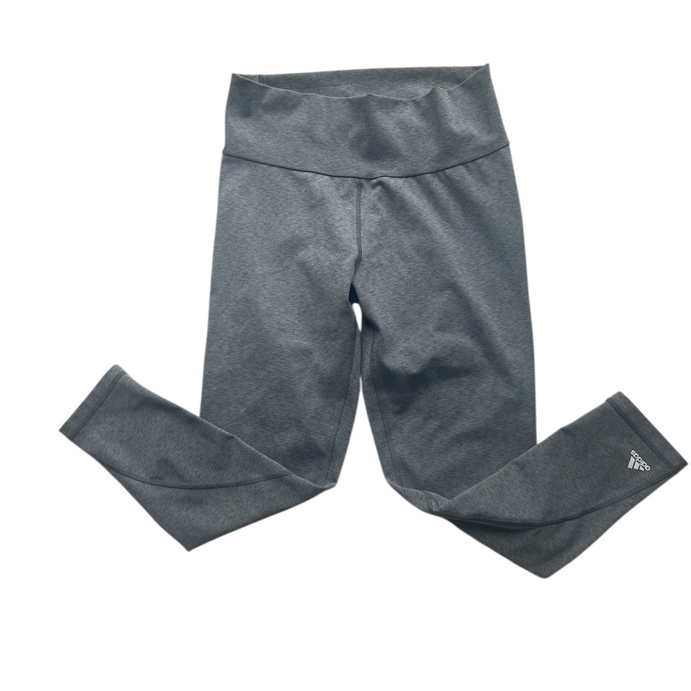 adidas Kids Heather Gray Performance Leggings